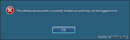 FIX:संदर्भित खाता वर्तमान में लॉक हो गया है और इसमें लॉग ऑन नहीं किया जा सकता है। (समाधान)