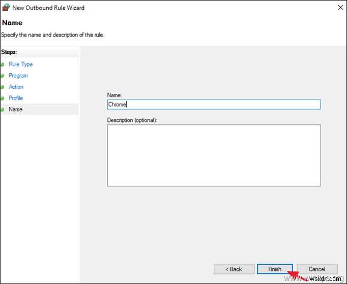 Windows Firewall (Windows 10) में प्रोग्राम को कैसे ब्लॉक करें।