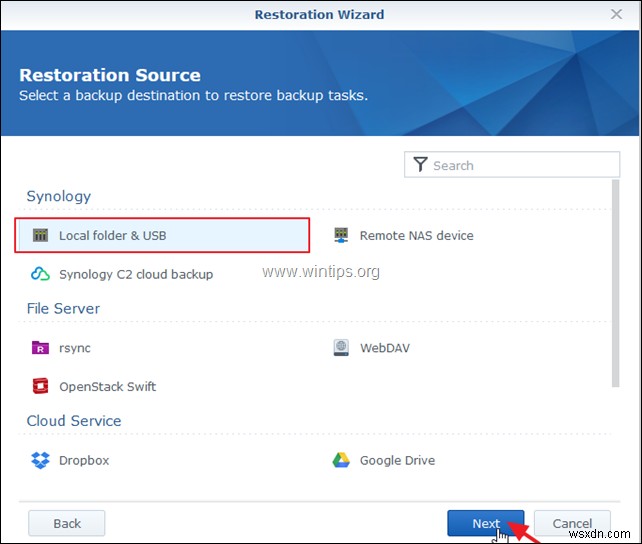 एक स्टोरेज डिवाइस का उपयोग करके Synology NAS को दूसरे में कैसे माइग्रेट करें।