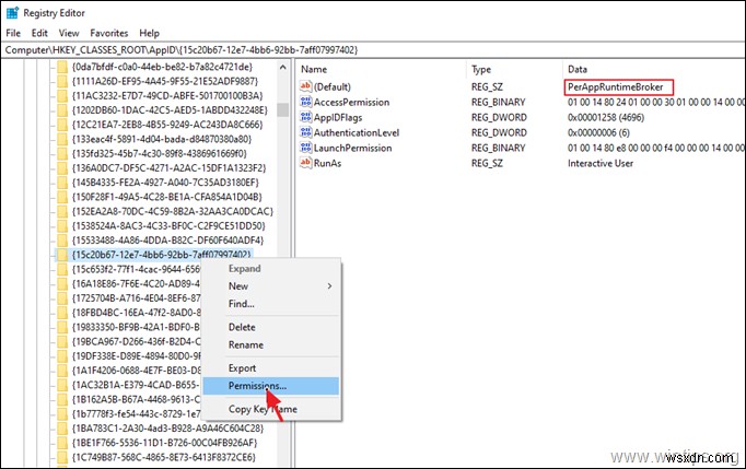 FIX:एप्लिकेशन विशिष्ट अनुमति सेटिंग्स COM सर्वर एप्लिकेशन (समाधान) के लिए स्थानीय सक्रियण अनुमति नहीं देती हैं