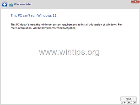 TPM v1.2 उपकरणों पर USB से Windows 11 कैसे स्थापित करें।