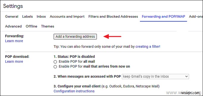 आउटलुक ईमेल को जीमेल या इसके विपरीत कैसे फॉरवर्ड करें।