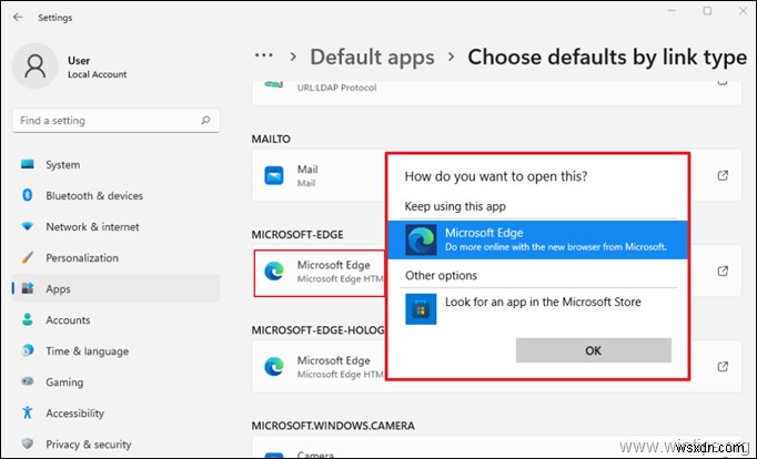 Windows 11 में डिफ़ॉल्ट ब्राउज़र कैसे बदलें।