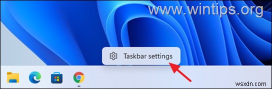 Windows 11 में टास्कबार को कैसे अनुकूलित करें।