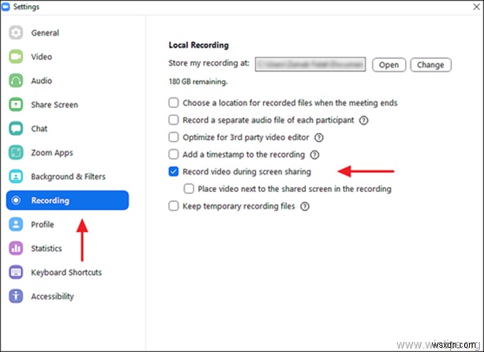 Windows 10 पर ज़ूम मीटिंग कैसे रिकॉर्ड करें।