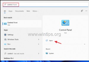 Windows 11 में कंट्रोल पैनल कैसे खोलें