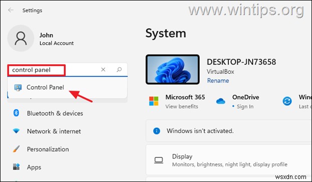 Windows 11 में कंट्रोल पैनल कैसे खोलें