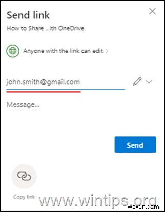 दूसरों के साथ OneDrive फ़ाइलें कैसे साझा करें।
