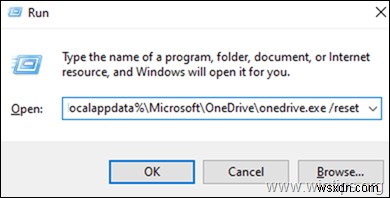 Windows 10 पर OneDrive ऐप को कैसे रीसेट करें।