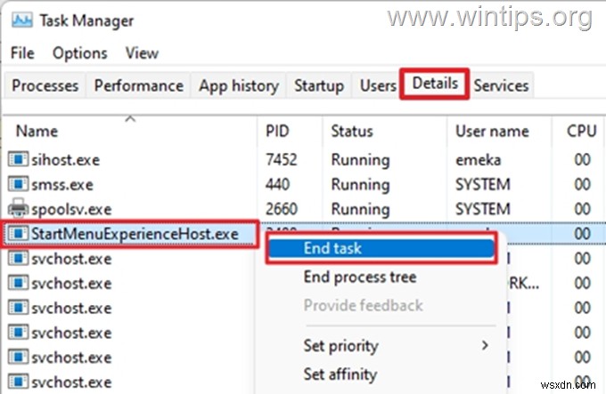 FIX:विंडोज 10/11 पर स्टार्ट मेन्यू काम नहीं कर रहा है। (समाधान)