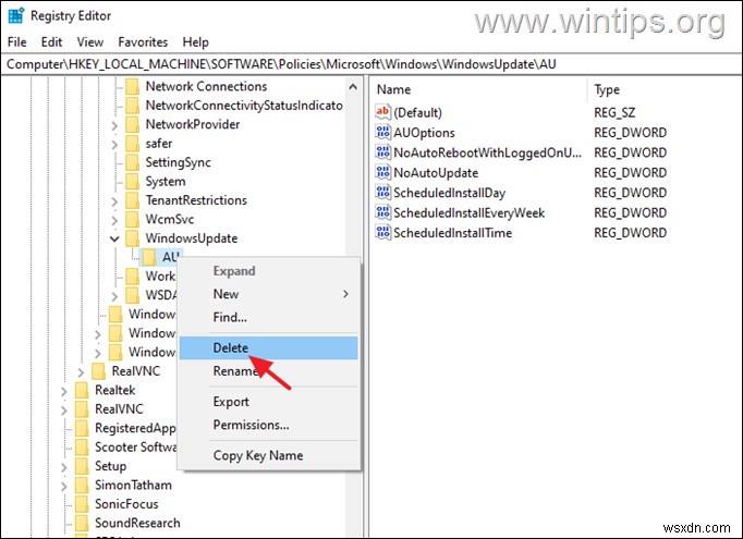 FIX:Windows Update में कुछ सेटिंग्स आपके संगठन द्वारा प्रबंधित की जाती हैं। (समाधान)
