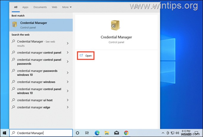 Windows 10/11 पर वेब या Windows क्रेडेंशियल कैसे निकालें।
