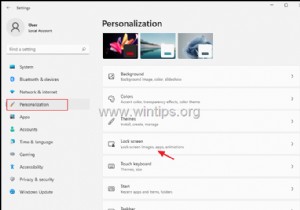 Windows 11 में लॉक स्क्रीन का बैकग्राउंड कैसे बदलें।