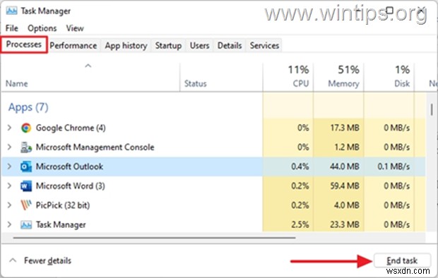 FIX:Outlook username.ost फ़ाइल तक नहीं पहुंचा जा सकता। (समाधान)