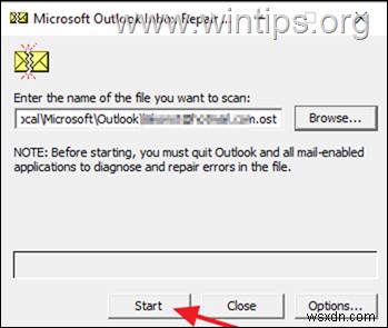 FIX:Outlook username.ost फ़ाइल तक नहीं पहुंचा जा सकता। (समाधान)