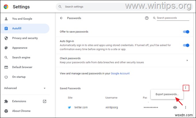 Google क्रोम में सेव किए गए पासवर्ड को दूसरे पीसी में कैसे ट्रांसफर करें। 