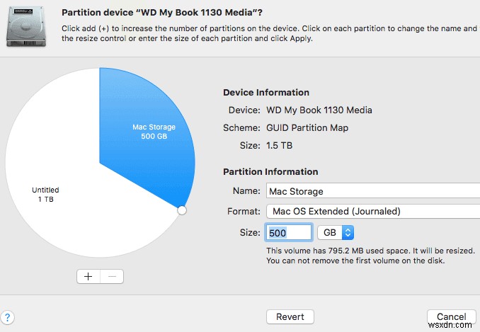 OS X में बाहरी या आंतरिक हार्ड ड्राइव का विभाजन कैसे करें 