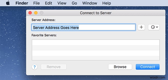 Mac पर रिमोट या लोकल सर्वर से कैसे कनेक्ट करें