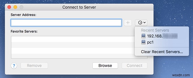 Mac पर रिमोट या लोकल सर्वर से कैसे कनेक्ट करें