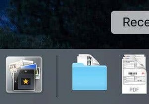 MacOS डॉक से हाल के आइटम कैसे एक्सेस करें