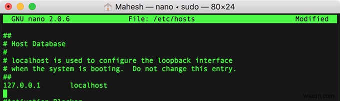 Mac पर होस्ट्स फ़ाइल को कैसे संपादित करें