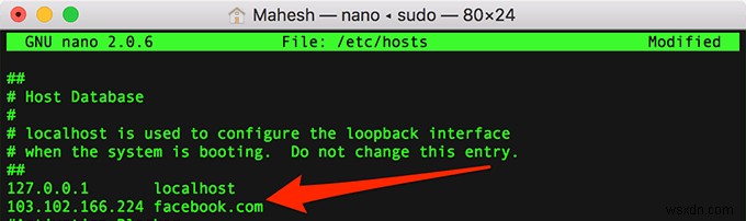 Mac पर होस्ट्स फ़ाइल को कैसे संपादित करें