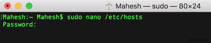 Mac पर होस्ट्स फ़ाइल को कैसे संपादित करें