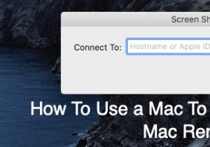 किसी अन्य मैक से दूरस्थ रूप से कनेक्ट करने के लिए मैक का उपयोग कैसे करें