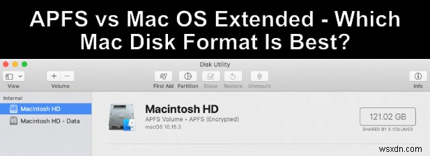 APFS बनाम Mac OS एक्सटेंडेड - कौन सा मैक डिस्क फॉर्मेट सबसे अच्छा है?
