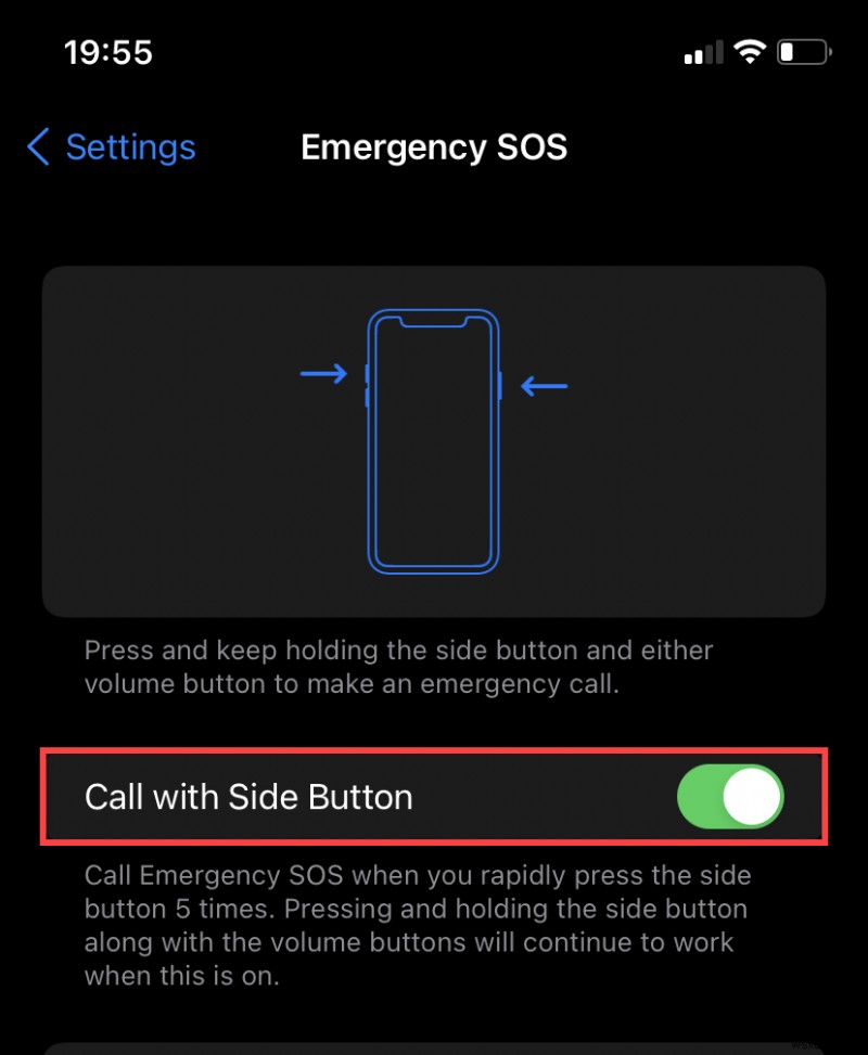 iOS में आपातकालीन SOS कॉलिंग और आपातकालीन संपर्क कैसे सेट करें