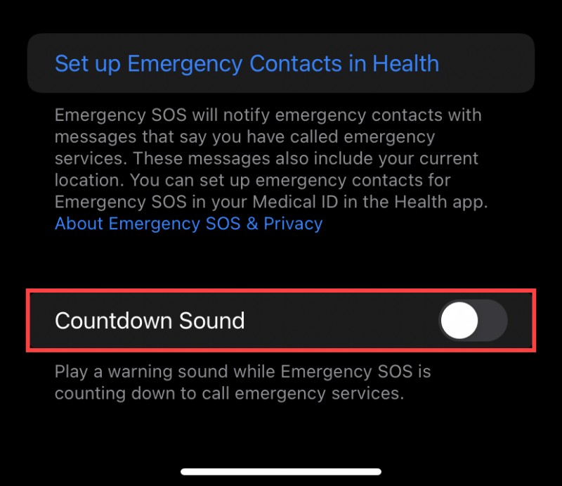 iOS में आपातकालीन SOS कॉलिंग और आपातकालीन संपर्क कैसे सेट करें