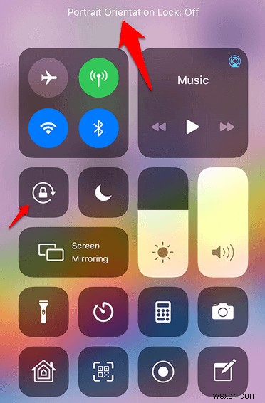 iPhone पर स्क्रीन रोटेशन कैसे अनलॉक करें
