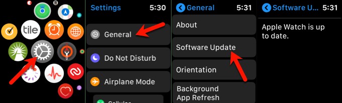 Apple वॉच को कैसे अपडेट करें