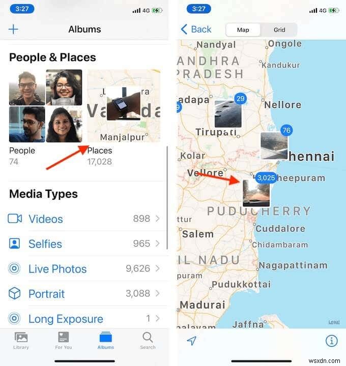 iPhone पर फ़ोटो कैसे व्यवस्थित करें