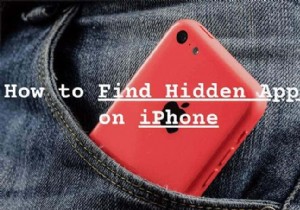 iPhone पर छिपे हुए ऐप्स कैसे खोजें