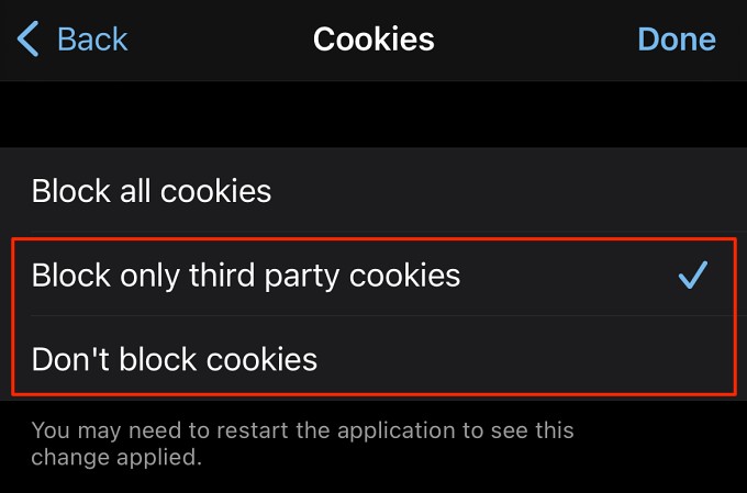 iPhone पर कुकीज़ कैसे सक्षम करें