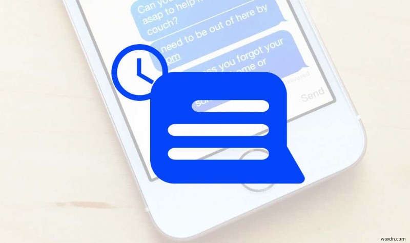 क्या आप iPhone पर टेक्स्ट संदेश शेड्यूल कर सकते हैं?