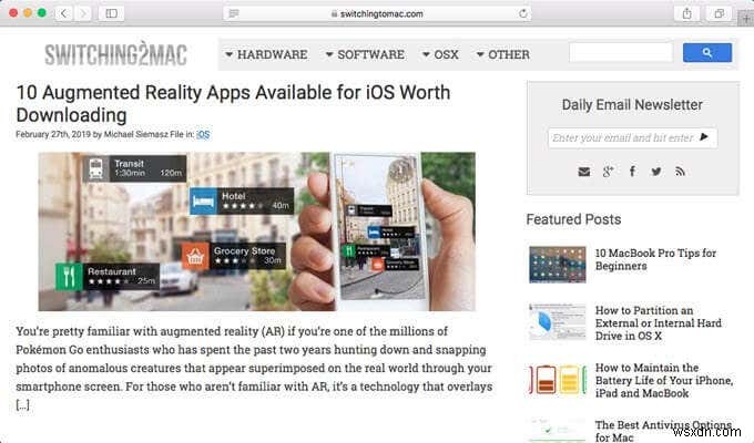 Safari वेबपेज को iPhone/iPad होम स्क्रीन पर सेव करें