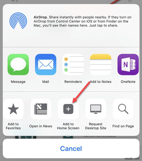 Safari वेबपेज को iPhone/iPad होम स्क्रीन पर सेव करें