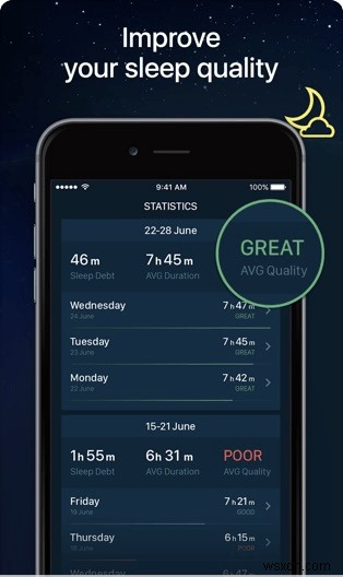 आपकी नींद की निगरानी और सुधार करने के लिए iPhone ऐप्स 