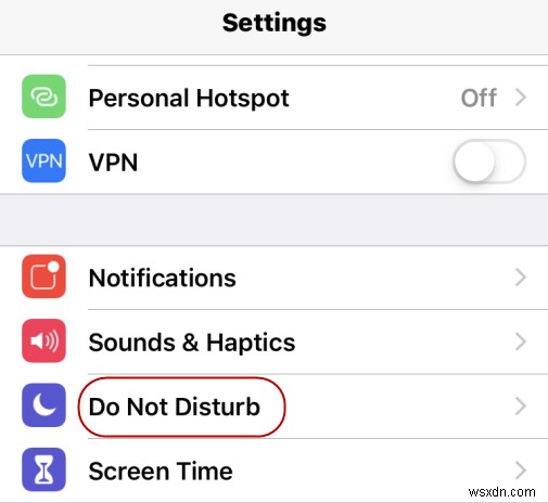 iOS पर  परेशान न करें  कैसे सेट करें