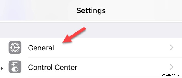 iOS पर प्रदर्शन आवास सक्षम करें