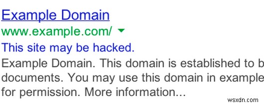 8 चेतावनी संदेश जो आपकी वेबसाइट हैक होने पर Google दिखाता है 