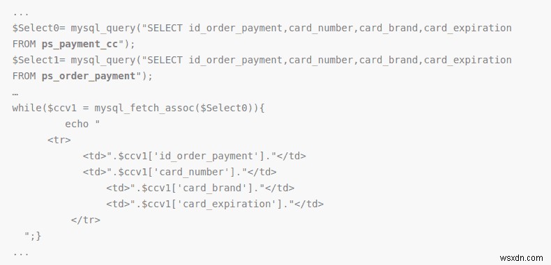क्रेडिट कार्ड विवरण PrestaShop स्टोर से चोरी। PrestaShop में क्रेडिट कार्ड मालवेयर हैक कैसे ठीक करें?