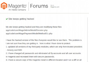 Magento व्यवस्थापक पैनल हैक किया गया - कारण, लक्षण और समाधान
