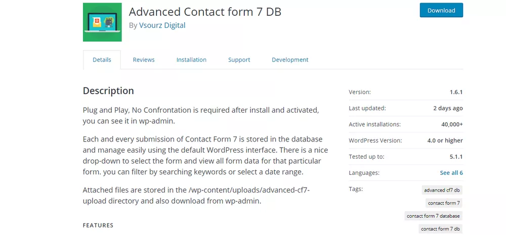 वर्डप्रेस प्लगइन उन्नत संपर्क फ़ॉर्म 7 DB SQLi के लिए असुरक्षित