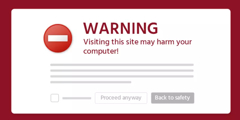 कैसे निकालें  यह साइट आपके कंप्यूटर को नुकसान पहुंचा सकती है  चेतावनी