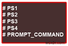 बैश शैल:PS1, PS2, PS3, PS4 और PROMPT_COMMAND का नियंत्रण लें