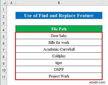 Excel में पथ से फ़ाइल नाम कैसे प्राप्त करें (6 सरल तरीके)