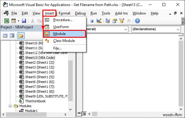 Excel में पथ से फ़ाइल नाम कैसे प्राप्त करें (6 सरल तरीके)